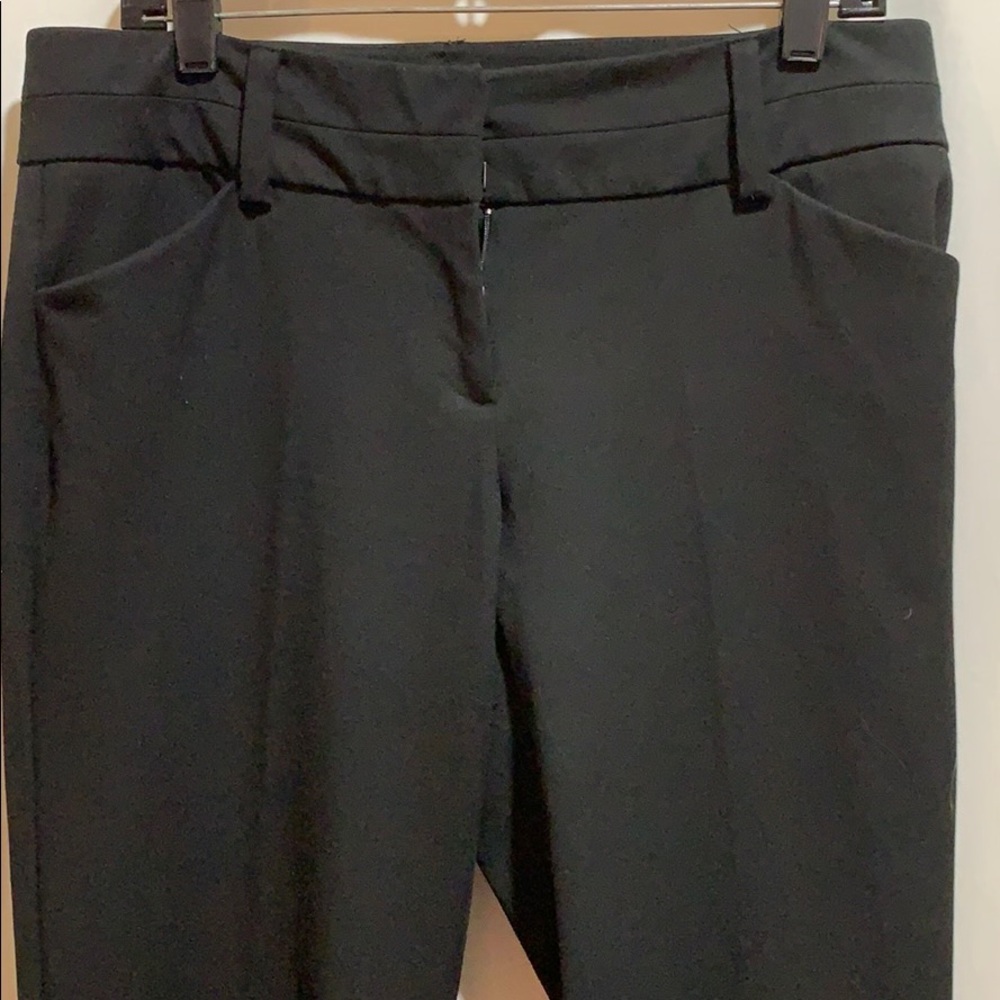 NEW YORK CO STRETCH CAREER TROUSER BLACK SZ 8